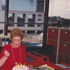 Alice's 65th birthday and retirement at work place (North York Board of Education) 1987.