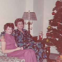 Mom and Gail Christmas 1979 Toronto, Ontario