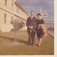 Mom and Dad leaving for Europe 1961 (Malton Airport, now Toronto Pearson Airport)