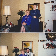 Mom and Gail Christmas 1987, Paris, Ontario
Mom and Eric Christmas 1987, Paris, Ontario