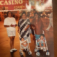 With Beryl & Sharon in Las Vegas