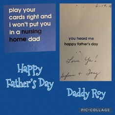 Keepsake Father’s Day Cards Received from Family