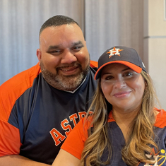 Rodney & Cindy @ the Houston Astros Game