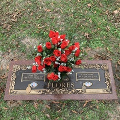 Hi Mom & Dad!!! Here putting you new Flower Arrangement for the New Year 2024!!! Love & Miss You BOTH XOXO!!!