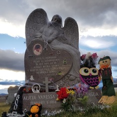 Visiting my Angel for Halloween 