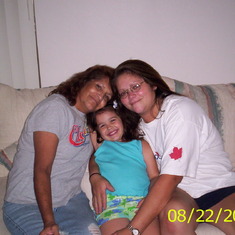 Mom, Kalina and Emma