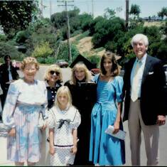 Grandma, Mom, Jennifer, Cindy, Alison and Day - May 1989.