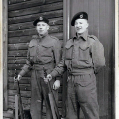 Dad in the army