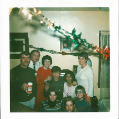 Family at Christmas, early 70s