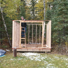 Building Shed for Alaska Home
