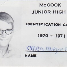 Al's Junior High ID Card