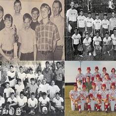 Participated in many sports - Little league basketball, midget football, and legion baseball