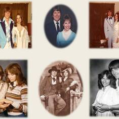 Al and Jamie through the years....prom pictures and engagement pictures to name a few.  We were quite sylin'!