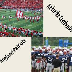 Favorite Football Teams - Nebraska Cornhuskers and New England Patriots