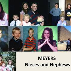 Meyers Family Nieces and Nephews