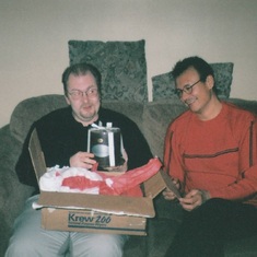 Allen & Rick 25th December 2001, Winnipeg, Manitoba, Canada 