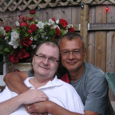 Allen & Rick Perry-Parent, 5th Wedding Anniversary, 24th June 2011, Winnipeg, MB,  (Magnus Ave)