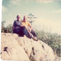 Allen & Dottie at one of their favorite places on earth - Hermit Island Campground