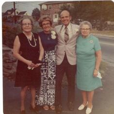 Here's Dad with his Mom, Alma, and Mom's Mom, Maggie.