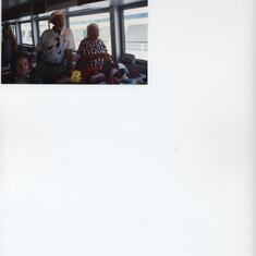 On the cruise ship for the anniversary
party of Phil and Barbara Combellack's
50th wedding anniversary 1993