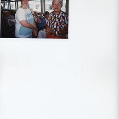With Marilyn Roberts on the cruise ship
1993
