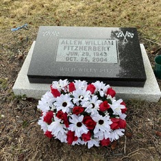 Here is dads tombstone we had in last year 