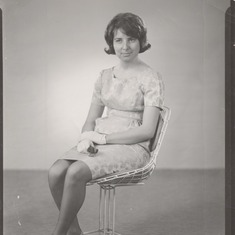 Mom Circa 1964 - quite young, about 21 years old here. this likely would have been taken in Fredericton, New Brunswick or possibly in Montreal,(edit: this was for her sister Shirley Lee's wedding)