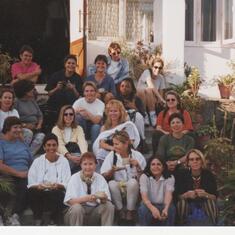 Alma with a group of women on tour in the Himalayas. Circa 1998.