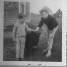 Alma, Junior & Dog Jul 1958