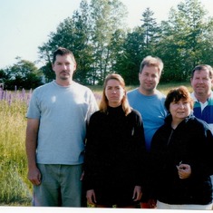 The Hawkes, St. George NB summer 2000 - at Lester and K's house.