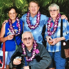 Mom and Dad with Tony and Cynthia in Hawaii
