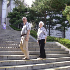 Aunt Sally and Uncle Ted War Museum Seoul May 1, 2009