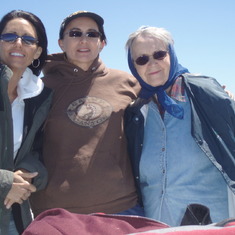 Mary, Kathy and Mom in 2009