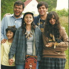 Sophia, James, Kathy, Chris, and Hanna - June 2009