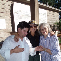 Dale, Kathy and Mom, August 2006