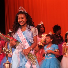 Winner of Little Miss African American Miyae