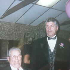 1998~Grandpa & Dad at Nancy's wedding