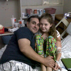 Papi & I at the hospital in Miami.