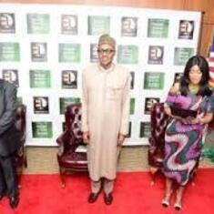 With President Buhari ....Amb. Adefuye organized the most robust visit of Nigeria leaders to US since Prime Minister Tafawa Balewa visit of 1962 to U.S