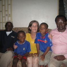 Chief Ambrose Bame Kum and UPF Cameroon Sec. General & Family