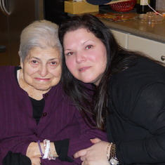 Me and Mommy on Thanksgiving 2011 at Chuck and Irene's house