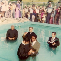 Dad's baptism