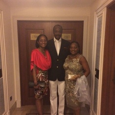 Aunty Ameyo with her sister Ama and cousin Jerome.