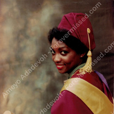 Aunty Ameyos Graduation at the University of Lagos, Akoka 1980.