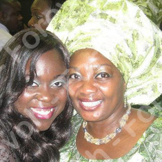 Aunty Ameyo & her neice Gbemi Disu.