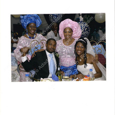 Aunty Ameyo and Aunty Bimbo at Teni Cardoso wedding to Bolaji Ekundare.