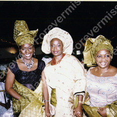 Cardoso Wives - Aunty Ameyo, Aunty Bimbo and Lola at a family function.