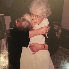 Mom's warm hugs were the best.