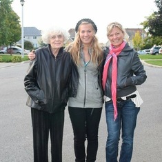 The 3 eldest daughters of their families. Amy Sr 80, Amy Jr 20, and Holly 50 yrs old.