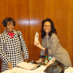 Mamie at Jen's presentation at African Women's Alliance in NYC 2010